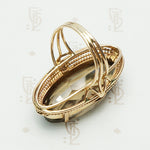 1960's Bold Smoky Quartz Statement Ring