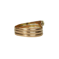 Antique Rose Gold Snake Ring