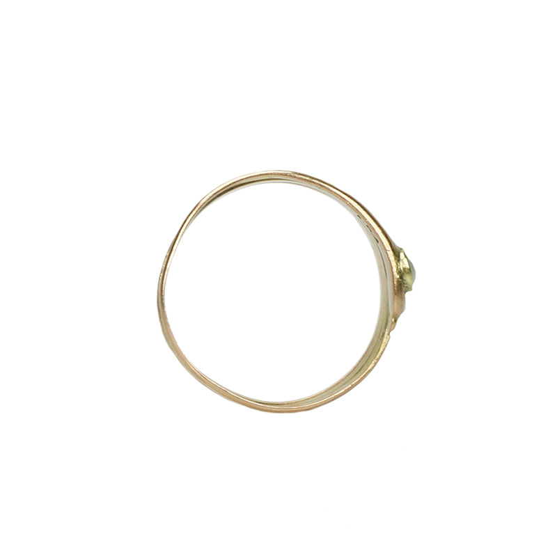 Antique Rose Gold Snake Ring