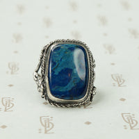 Vintage Silver Sodalite Ring