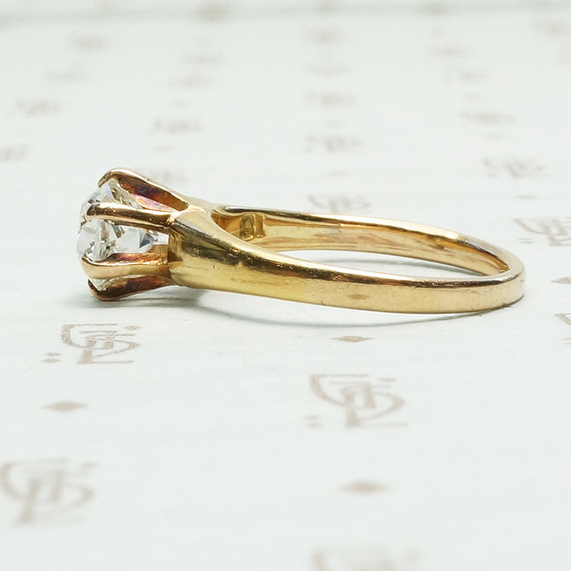 The Old Mine Cut Diamond Solitaire