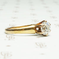 The Old Mine Cut Diamond Solitaire