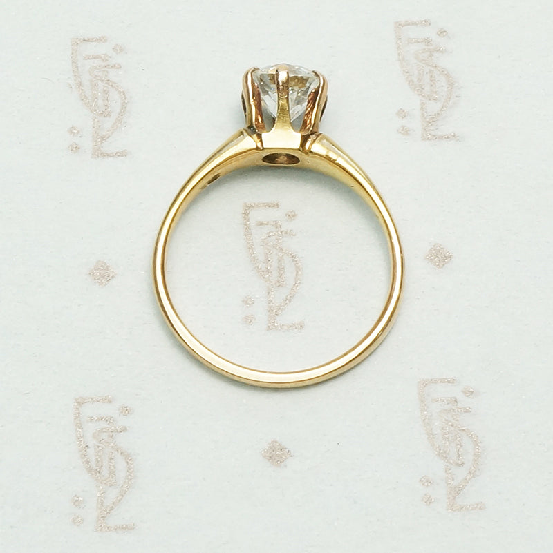 The Old Mine Cut Diamond Solitaire