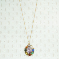 The Fabulous Vintage Gem Set Scarab Necklace