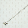 Sterling and Opal Spider Pendant