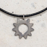 Sterling Silver "Gear" Pendant from Spragwerks