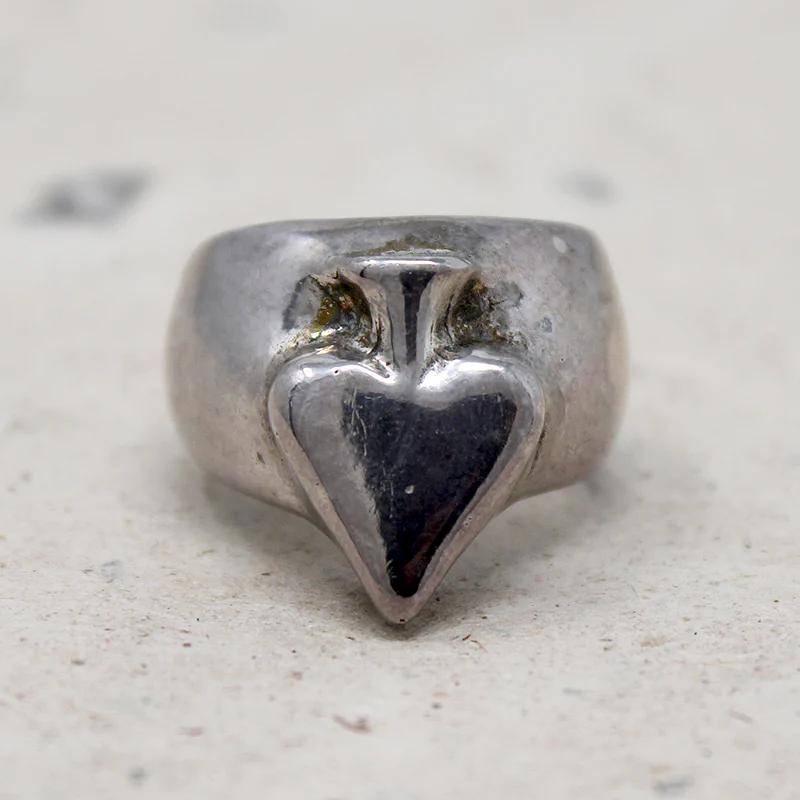 Tough Sterling "Spade" Ring from Spragwerks