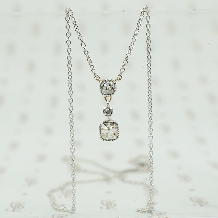 The Lumiére Diamond Drop Necklace