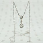 The Lumiére Diamond Drop Necklace