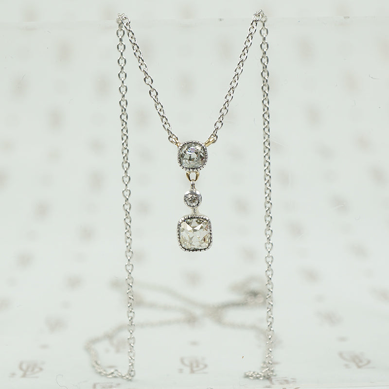The Lumiére Diamond Drop Necklace