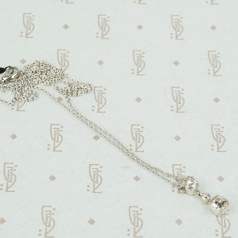 The Lumiére Diamond Drop Necklace