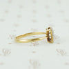 vintage diamond square ring