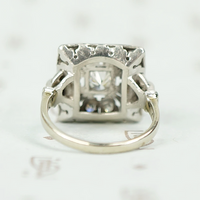 Gorgeous Art Deco Diamond Square Ring