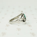 The Square Vintage Sterling Turquoise Ring