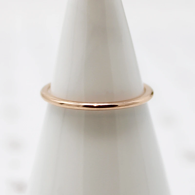 1mm Band in 10k Rose Gold