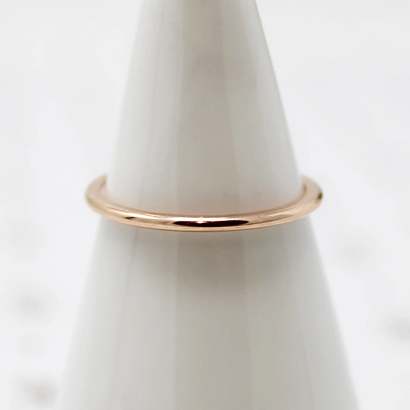 1mm Band in 10k Rose Gold