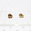 Elegantly Industrial Screw Head Studs in Recycled Gold