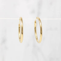 New Favorite 25mm Recycled 14k Gold Hoops