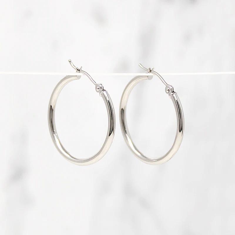 New Favorite 25mm Recycled 14k Gold Hoops