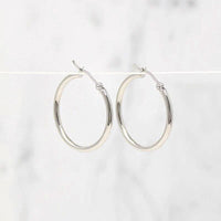 Just Right 20mm Recycled 14k Gold Hoops