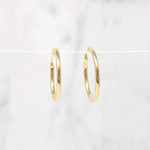 Just Right 20mm Recycled 14k Gold Hoops