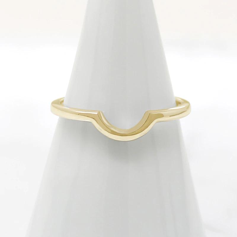 Slim "U" Contour Nesting Wedding Band