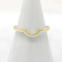 Slim "U" Contour Nesting Wedding Band
