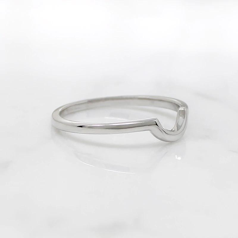 Slim "U" Contour Nesting Wedding Band