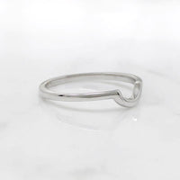 Slim "U" Contour Nesting Wedding Band