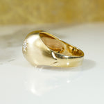 Starry Night Gold Bombé Ring