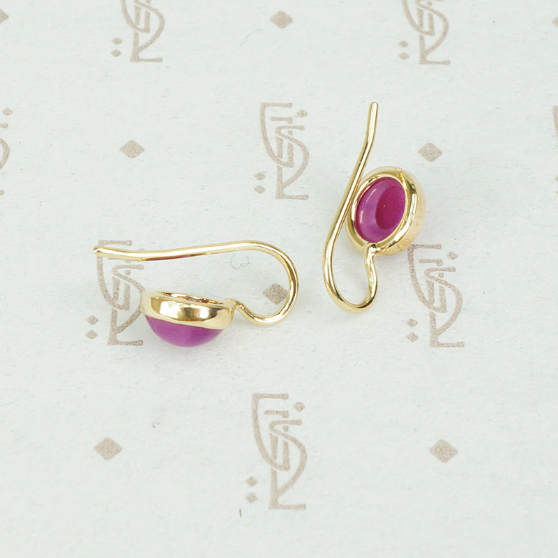 The Pink Star Ruby Ear Drops