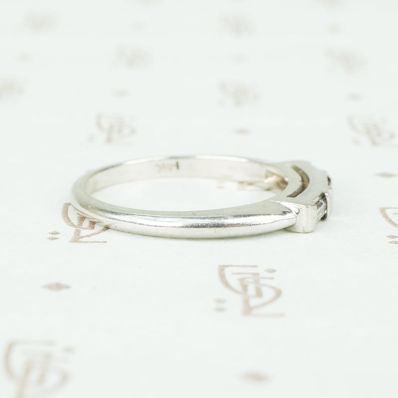 Vintage Bagette Diamond Band