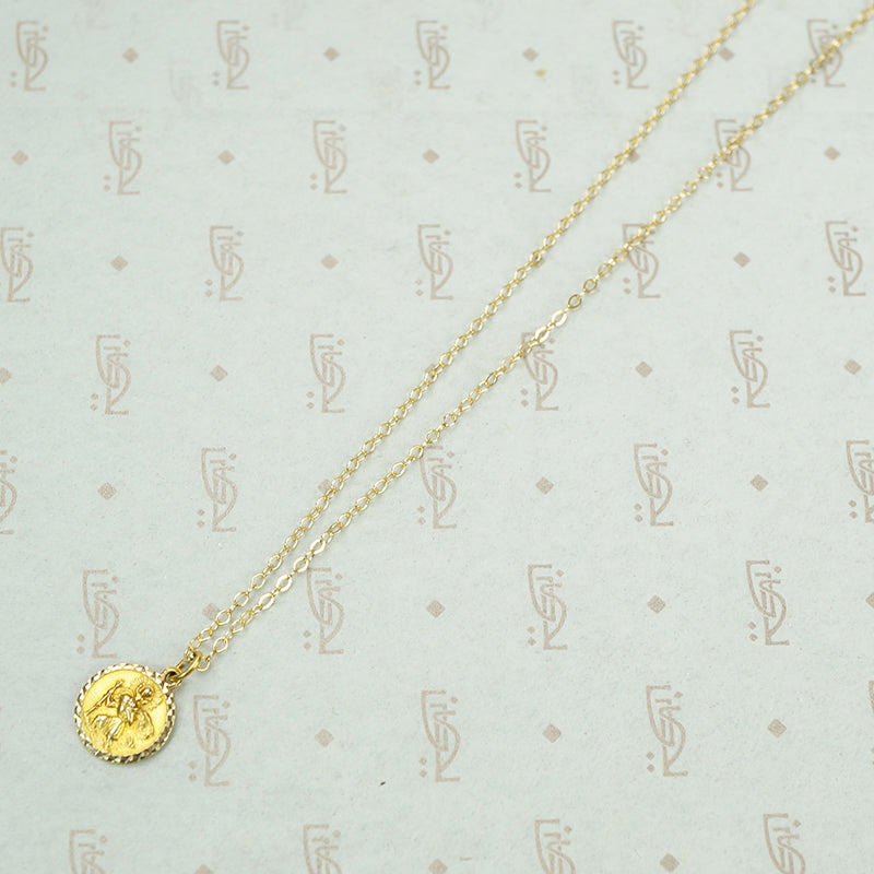 A Tiny Thing Necklace the St. Christopher