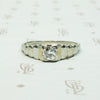 .30ct oec diamond set 14k white gold diamond ring