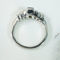 Emerald Cut and Baguette Diamond Ring