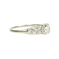 Vintage 1930's Old Euro Engagement Ring