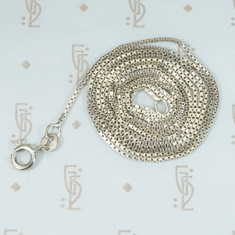 Extra Long Sterling Silver Box Chain