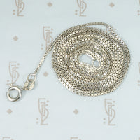 Extra Long Sterling Silver Box Chain