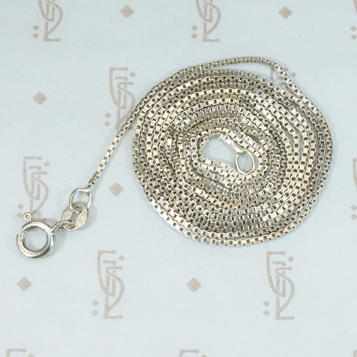 Extra Long Sterling Silver Box Chain