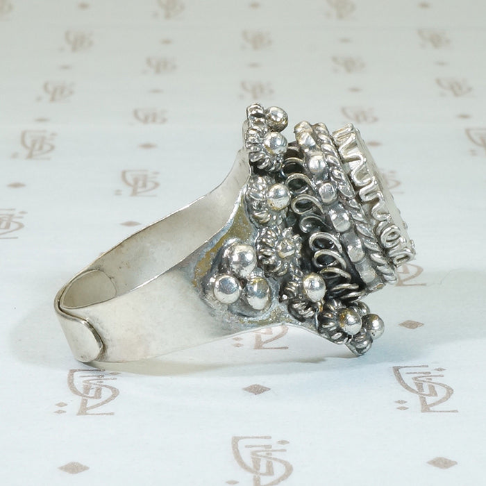 Taxco Sterling Vintage Locket Ring