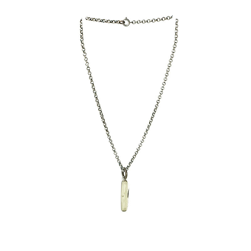 The Mother A One of a Kind from the Tiny Knives Necklace Collection - Gem Set Love