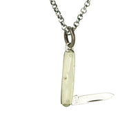 The Mother A One of a Kind from the Tiny Knives Necklace Collection - Gem Set Love