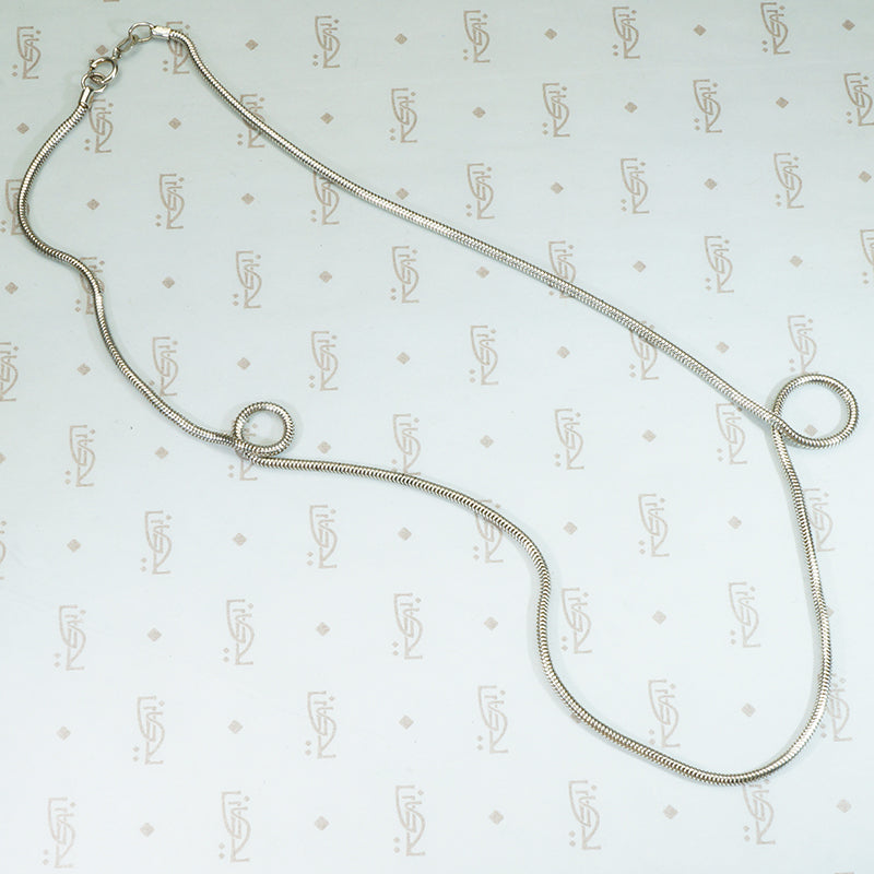Vintage Sterling 18" Snake Chain