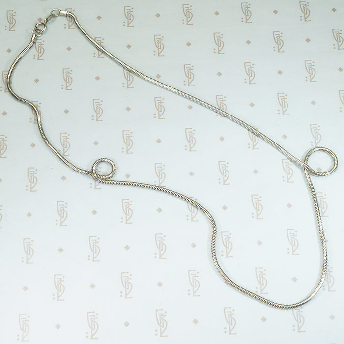 Vintage Sterling 18" Snake Chain