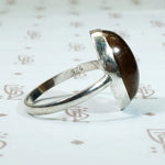Recycled Sterling and Vintage Tigers Eye Ring