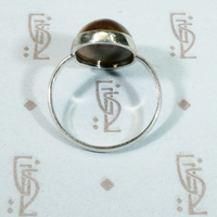 Recycled Sterling and Vintage Tigers Eye Ring