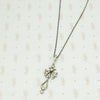 Belle Epoque Sterling Silver and Paste Lavalier