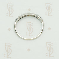 Adorable Vintage Buckle Side Diamond Band