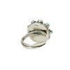 Vintage Taxco Silver and Turquoise Dome Ring