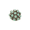 Vintage Taxco Silver and Turquoise Dome Ring